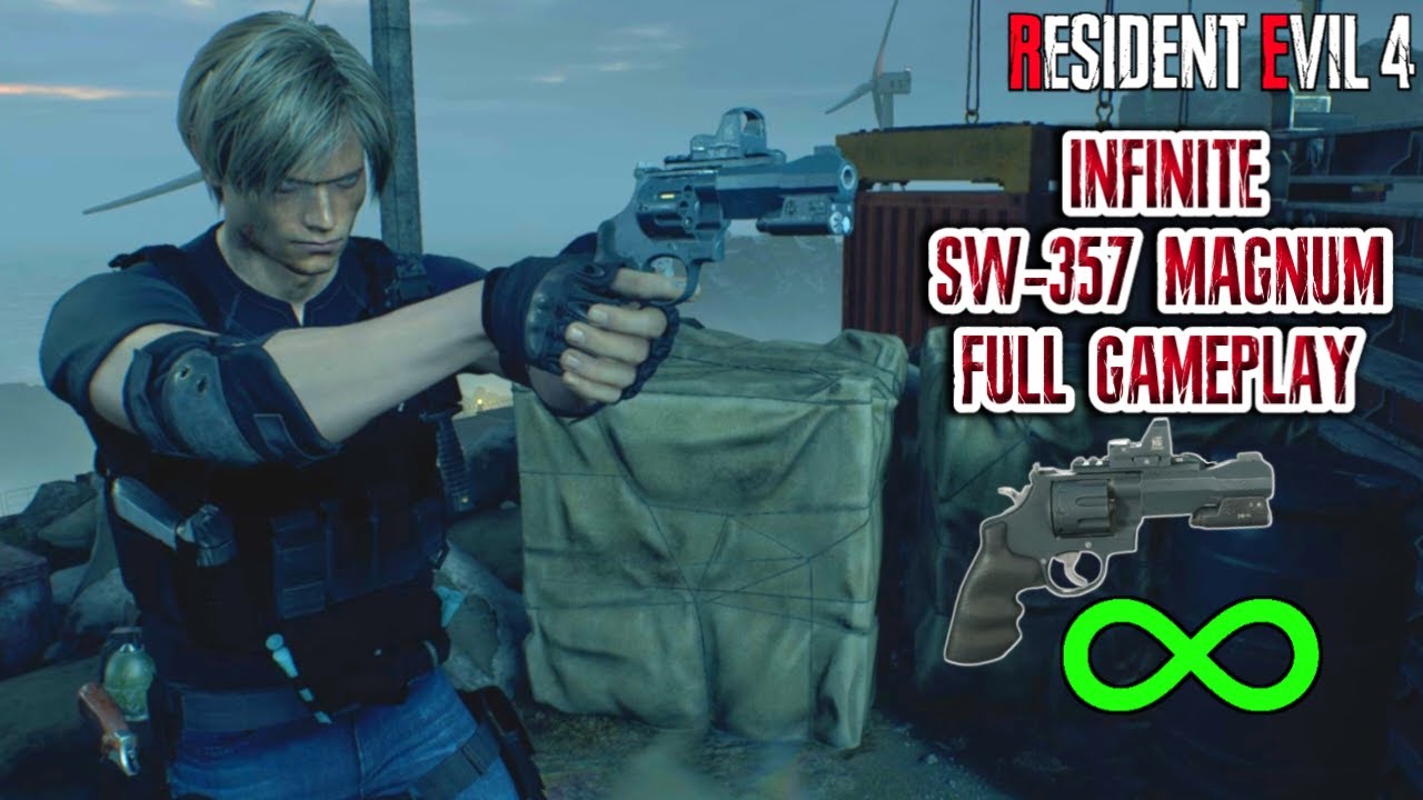 INFINITE S&W-357 MAGNUM ONLY!! Full Gameplay - Resident Evil 4 Remake
