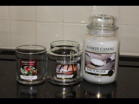 Recycle/ Re use/ Re fill your yankee candle jar