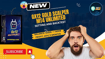 GX12 Gold Scalper MT4 Unlimited Platform build 1420+ | Setting and Backtest | Profit 40%/2months