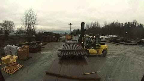 Trucking - Unloading & reloading -  time lapse