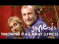 Genesis - Throwing It All Away (Official Lyrics Video)