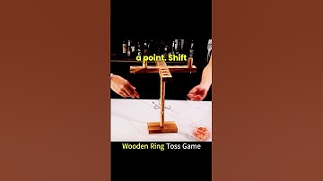 “Can You Hook It 🎯 The Viral Wooden Ring Toss Challenge!”