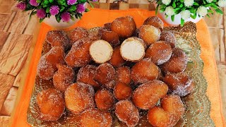 si tienes LECHE, HARINA Y HUEVO HAZ ESTA MERIENDA FÁCIL Y  RÁPIDA, BUÑUELOS DE VIENTO LOS ORIGINALES