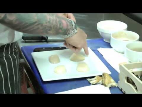 Mermaid Inn Cookery Demonstration Rye Bay Scallops - Rye Bay Chowder
