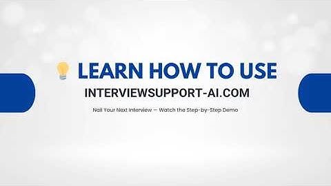 🔥 Best Free AI Interview Support Tool | How to Prepare for Interviews Smartly
