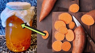 SÜßKARTOFFEL Kwas Rezept I FERMENTIERTE LIMONADE selber machen