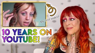 RECREATING MY 1ST EVER TUTORIAL 🎉 My 10-yr YouTube Anniversary! | GlitterFallout