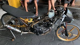 SETTING SATRIA FU 300cc SELEMBAR BEBAS SEBELUM DIKIRIM KE JAKARTA