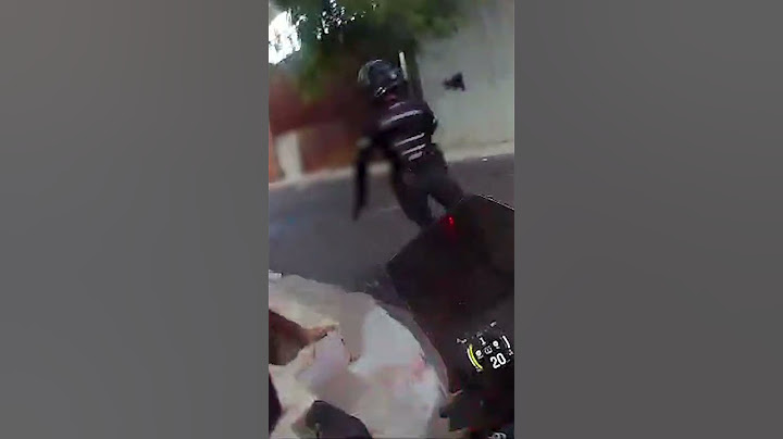 מרדף אחר רוכב אופנוע שנמלט מזירת אירוע ירי בת"א