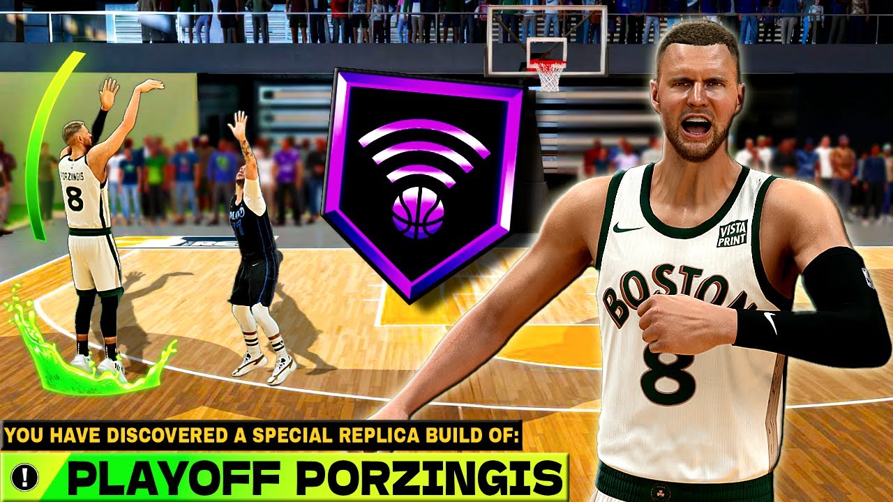 Playoff Kristaps Porzingis Build is DOMINATING the RANDOM REC in NBA