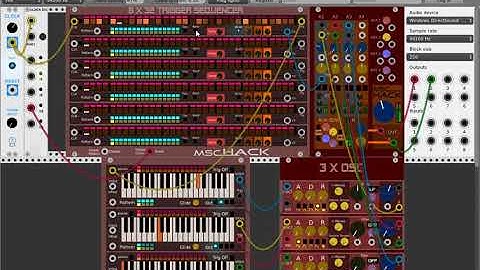 VCV Rack - 6 x 32 Trigger Sequencer
