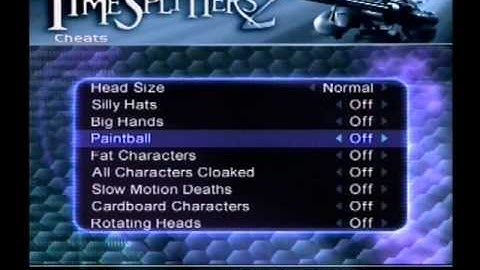 TimeSplitters 2 - All Cheats Demonstration