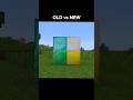 Minecraft Old vs New Textures 🥺