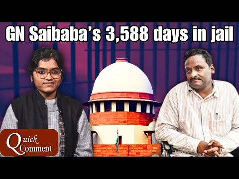 GN Saibaba’s 3,588 days in jail | Vox Vrinda