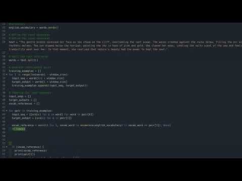 Code Timelapse p.1 | building a transformer based model | AI | 2023