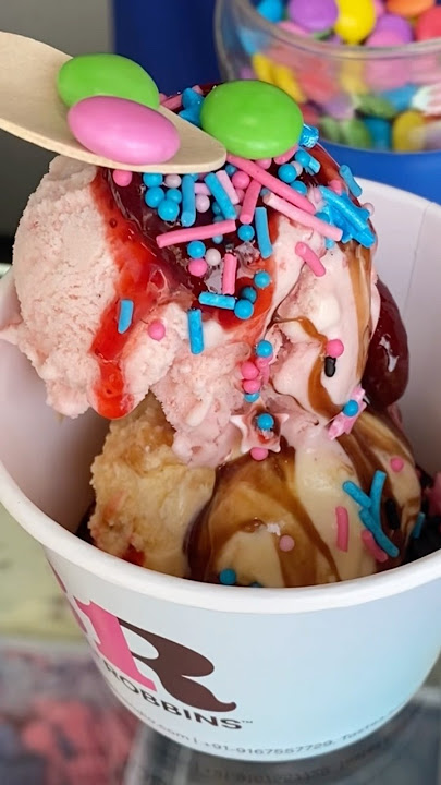 Colourful Double Scoop 🍧 🍓#shorts #shortsfeed #shortvideo #cooking #icecream #yummy #viral