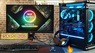Rs 25000 GAMING & Video EDITING PC Build 2023  25K best Budget gaming PC Build I Katai Zeher 