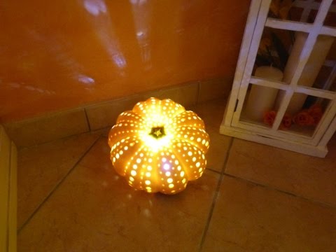 DIY autunnale - #4 Zucca trasformata in lampada