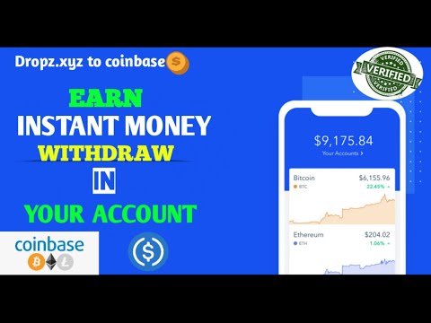 Earn Money From Dropz | Instant Withdraw to Bank Account | Coinbase | Payment Proof