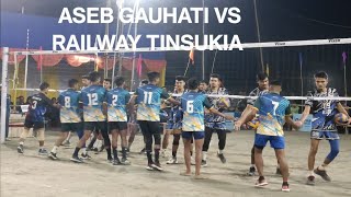 ASEB vs TINSUKIA / Volleyball match Sorbhog Assam February 16, 2023