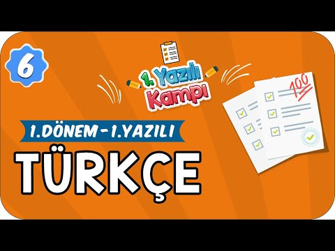 6.Sınıf Türkçe | 1.Dönem 1.Yazılıya Hazırlık