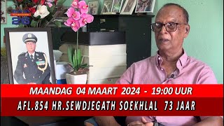 AFL 854 HR SEWDJEGATH SOEKHLAL  73 JAAR