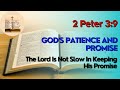 Gods patience and promise   2 peter 39   verse of the day  february 26 2024