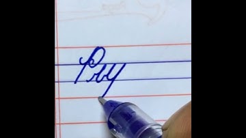 Piyush beautiful name write in cursive writing | cursive writing | cursive writing kaise likhe |