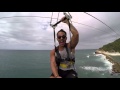 UNCUT Footage - Longest Zip line Over Water! (Labadee, Haita)_