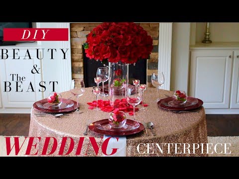 Diy Beauty The Beast Centerpiece Dollar Tree Diy Wedding