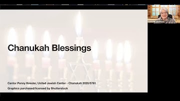 Thumbnail of Chanukah Blessings sung by Cantor Penny Kessler