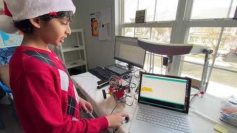 Joystick Operated Car by Punya Gandhi-NJ USA Online Robotics and Coding Classes