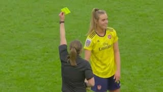 jill roord getting yellow cards in the fawsl for 2 minutes and 40 seconds