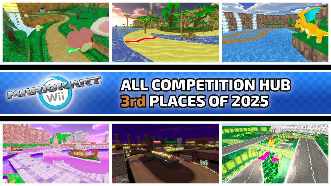 [MKW] All 3rd Place Custom Tracks Of 2025!