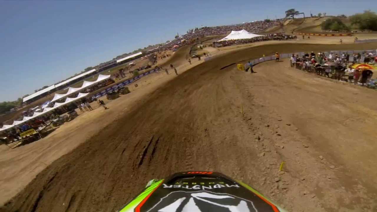 GoPro HD: Ryan Villopoto Moto 1 - Hangtown MX Lucas Oil Pro Motocross Championship 2013