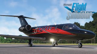 Microsoft Flight Simulator 2020 / Cessna CJ4 / Decolando Do Campo De Marte