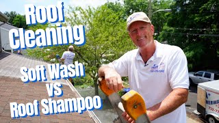 A+ Power Washing and Roof Cleaning- What's The Difference: Roof Soft Wash vs Roof Shampoo
