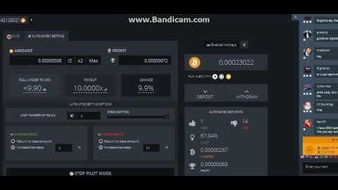 Bitsler strategy How to make 10$ bitcoin every 10 min. 2017