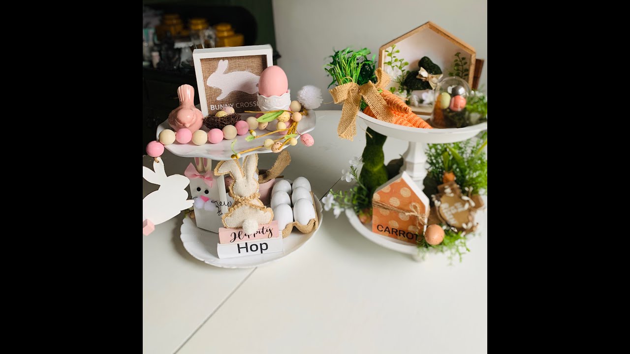 Easter Tiered Tray DIY ideas