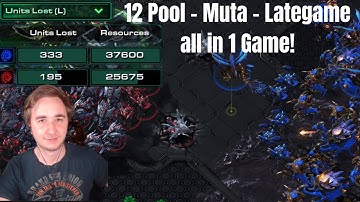 ZvZ 12 Pool, Roach versus Muta and transitioning to Lategame // TT Game of the Day!