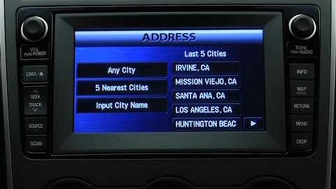 2011 - 2007 Mazda CX-9 DVD Navigation System Tutorial
