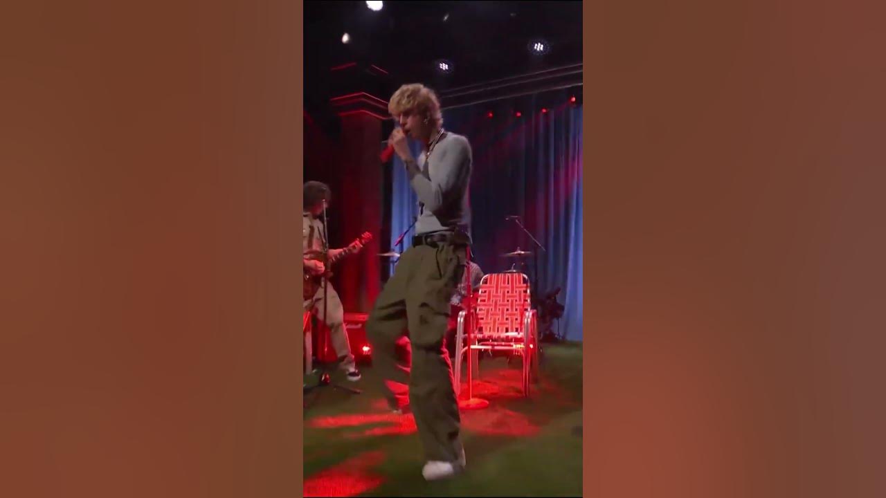 clip of mgk's first "outlaw overture" performance on tonight show ππ #outlawoverture #mgk clip of mgk's first "outlaw overture" performance on tonight show ππ #outlawoverture #mgk