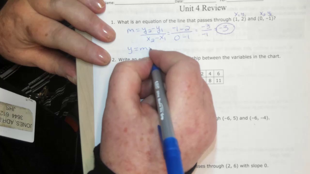 Unit 4 Review #1 - YouTube