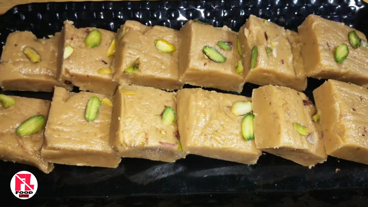 Christmas Special Peanut Butter Fudge | peanut barfi