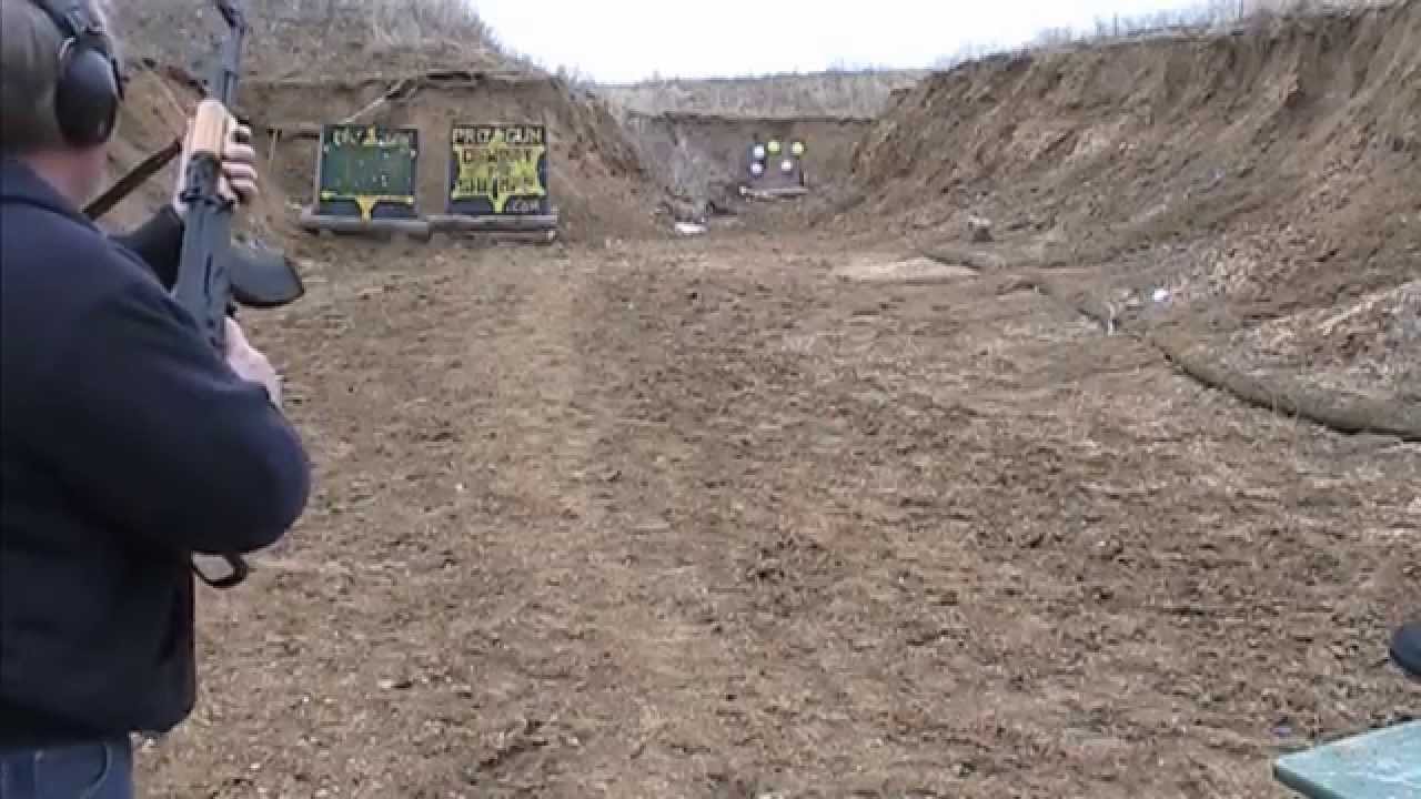 Century Arms AK63D at the Range Part 2 - YouTube