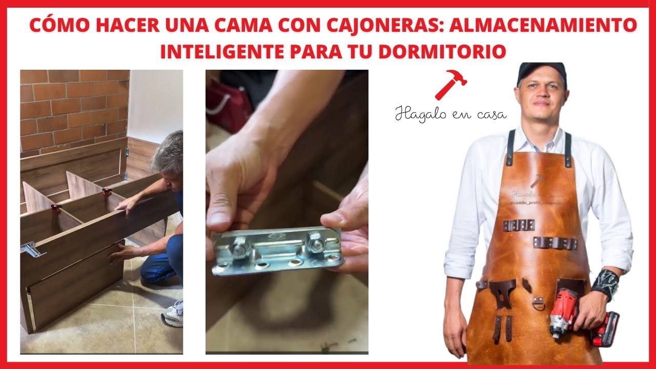 Cómo Hacer una Cama con Cajoneras: Almacenamiento Inteligente para Tu Dormitorio
