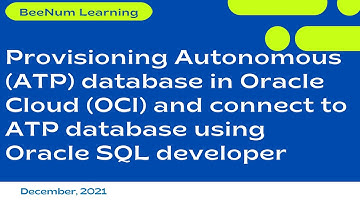 How to Provisioning ATP database in Oracle Cloud (OCI) | How to connect to ATP from SQL developer