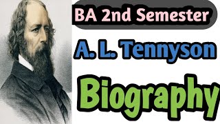 Biography and works of A. L. Tennyson/ BA 2nd semester english literature/ English by Chhavi Sir