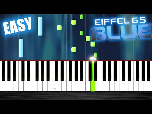 Eiffel 65 - Blue - EASY Piano Tutorial by PlutaX - YouTube