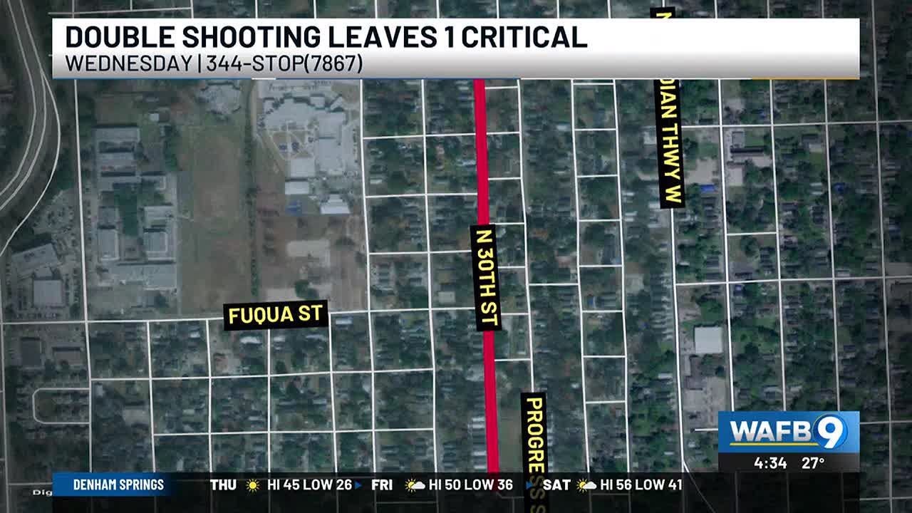 Double shooting leaves 1 in critical condition - YouTube